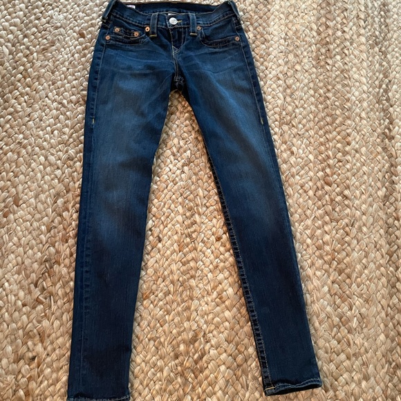 True Religion Casey Skinny Jeans Size 26W x 29.5L - Picture 2 of 14